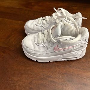 Pink and white Nike Airmax Toddler